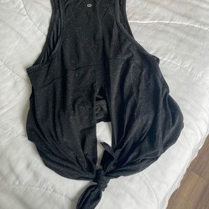 Lululemon tie back workout top